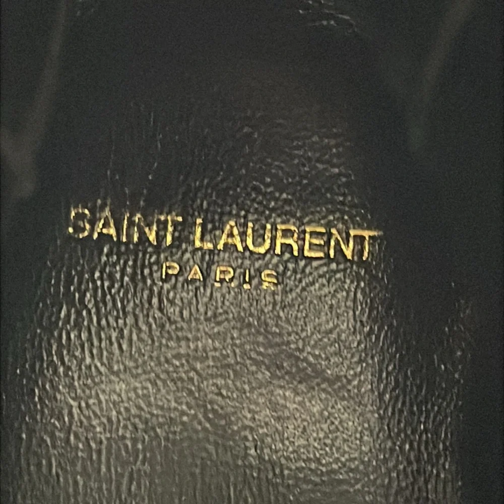 Saint Laurent Paris Wyatt Suede Chelsea Boot Gray/Black Size 41.5/8.5 - Picture 15 of 16